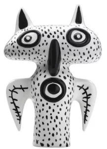 Ваза Kritters Spike Black and White 22X9X32 CM