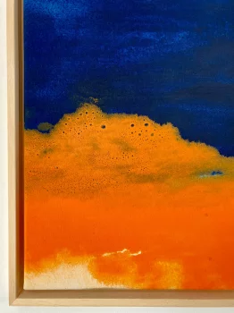 Orange Blue 70X60X4 CM