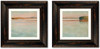 Диптих Lake sketch at sunset 36X36 / 36X36 CM