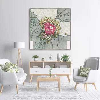 Постер Bethune Artois province France 105X105 CM