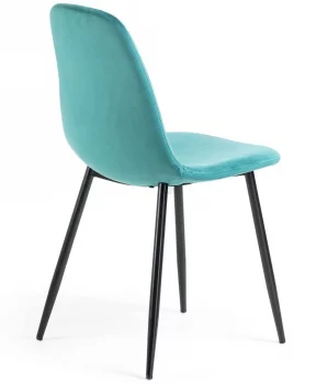 Стул Lissy 46X50X87 CM бирюзовый