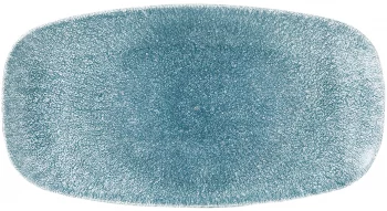 Сервировочная тарелка Raku Topaz Blue 30X15 CM