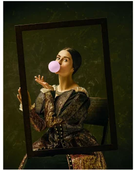 Постер на стекле Bubble Gum 100X130 CM