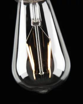Светодиодная лампа E27 4W с теплым светом 6.5X6.5X14 CM