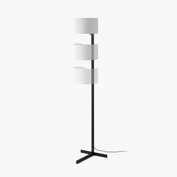 Торшер Stand Up черно-белого цвета E27 20W 30X40X175 CM
