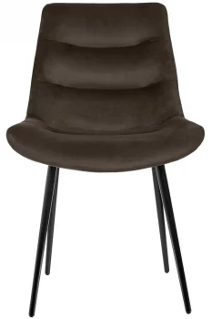 Стул Chester 55X62X82 CM тёмно-коричневый