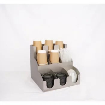 Станция диспенсер для кофейных аксессуаров 30*30*31,5 см нерж. P.L. Barbossa