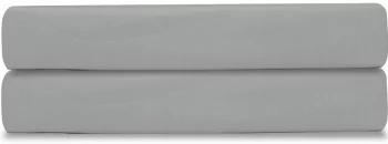 Простыня на резинке из сатина Essential 200X200X30 CM светло-серого цвета