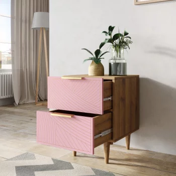 Тумбочка прикроватная Line 40X35X55 CM pink