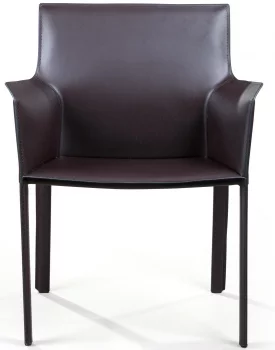 Стул с подлокотниками Barrie 63X52X82 CM коричневый