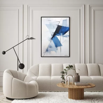 Постер на холсте Geometry of winter colors 75X105 CM