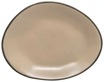 Тарелка овальная Stacked Organic 20X16 CM