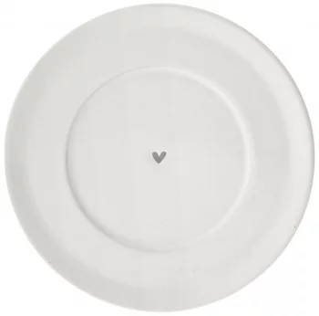 Блюдце White Нeart Grey Ø15 CM