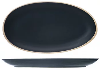 Блюдо Galloway Black 30X16 CM
