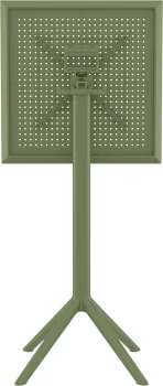 Стол пластиковый барный Sky Folding Bar 60X60X108 CM зелёный