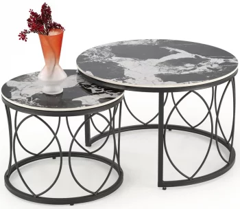 Комплект столиков Alexandra 70X70X46 / 50X50X41 CM
