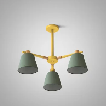 Трёхрожковая потолочная люстра Natura  68X68X63 CM