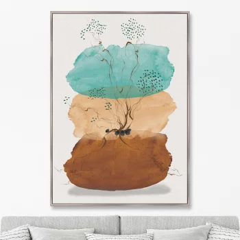 Репродукция на холсте The birth of Life 75X105 CM