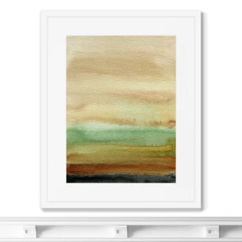 Постер в раме When the sun went down 42X52 CM