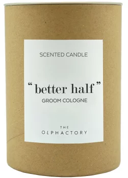 Свеча ароматическая The Olphactory Better Half Groom Cologne 40 часов горения