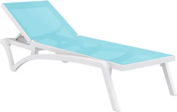 Шезлонг-лежак Pacific 193X68X35 CM бирюзовый