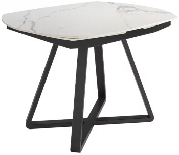 Раскладной стол с мраморной столешницей Varys 120-178X90X77 CM