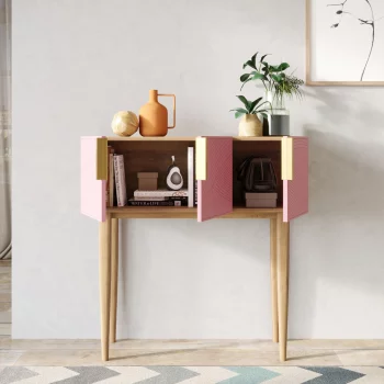 Консоль Line 90X40X0 CM pink