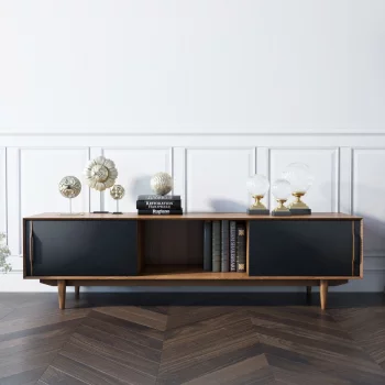 Консоль под TV Bruni Black 160X40X44 CM