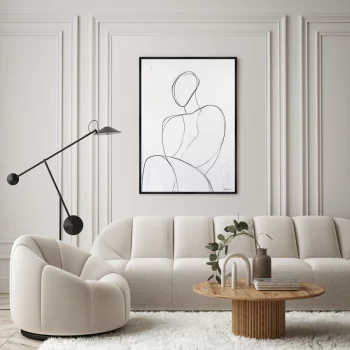 Репродукция картины на холсте Graceful Lines 75X105 CM