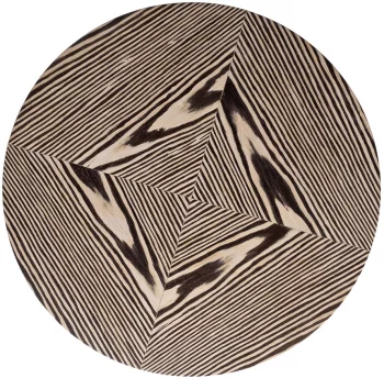 Стол журнальный Zebrano 60X60X52 CM