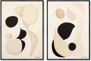 Набор из двух постеров на холсте Lava Love 75X105 / 75X105 CM