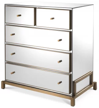 Комод зеркальный Clarington 86X52X88 CM