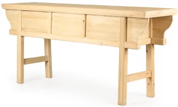 Консоль из массива сосны Wabi-sabi Obak 200X45X85 CM