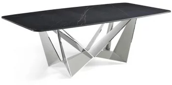 Стильный обеденный стол Rect 240X110X75 CM чёрный