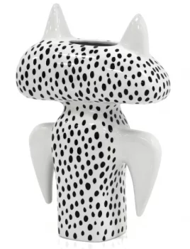 Ваза Kritters Spike Black and White 22X9X32 CM