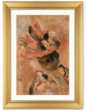 Постер Woman's Head with Red Hat 61X81 CM