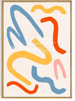 Диптих на холсте Color vibes 75X105 / 75X105 CM
