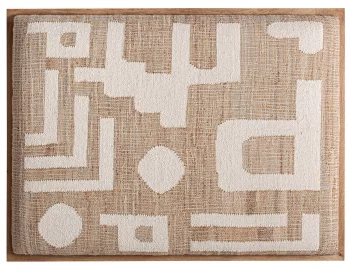 Изголовье кровати из джута Refford 160X12X120 CM