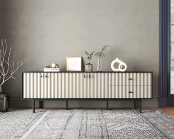 Комод с четырьмя дверками и двумя ящиками Emerson 190X45X60 CM
