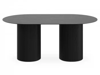 Стол обеденный овальный Mono Stripe 181X100 CM