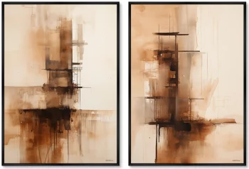 Набор из двух постеров на холсте The rusty breeze 75X105 / 75X105 CM