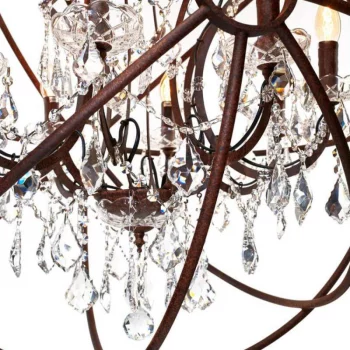 Подвесная люстра Foucaults Orb Crystal 80X80X120 CM