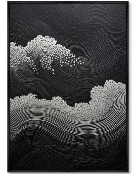 Набор из постеров на холсте Restless ocean 75X105 / 75X105 CM