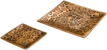Комплект из двух декоративных чаш Jaguar 15X15 / 25X25 CM