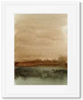 Постер Late autumn landscape 42X52 CM