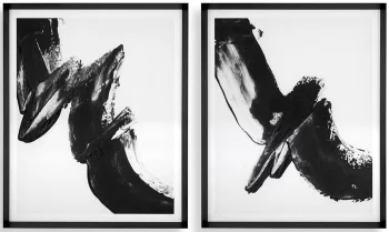 Диптих Black Expression 94X115 / 94X115 CM