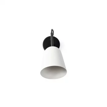 Настенный светильник Studio белый абажур 1xE14 22.5X11X22.8 CM
