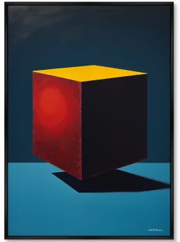 Постер на холсте Cubes in Colors 75X105 CM