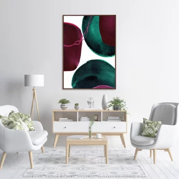 Постер на холсте Forms and colors 75X105 CM