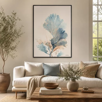 Репродукция картины на холсте Coral Symphony 75X105 CM